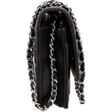 Chanel Quilted Patent Leather CC Wallet On Chain Crossbody Bag