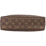 Louis Vuitton Canvas Monogram Trousse Toilette 28 Clutch in