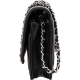 Chanel Quilted Patent Leather CC Wallet On Chain Crossbody Bag