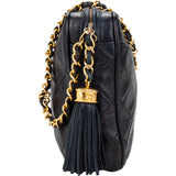 Chanel Quilted Lambskin CC Camera Crossbody Bag