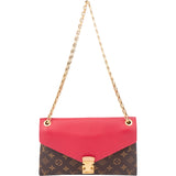 Louis Vuitton Canvas Monogram Pallas Chain Crossbody Bag