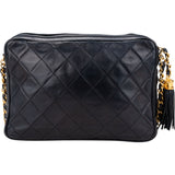 Chanel Quilted Lambskin CC Camera Crossbody Bag