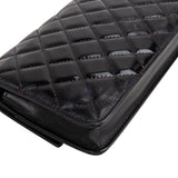 Chanel Quilted Patent Leather CC Wallet On Chain Crossbody Bag