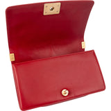 Chanel Quilted Lambskin Boy Single Flap Crossbody Bag