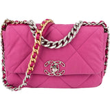 Chanel 19 Quilted Nylon Single Flap Crossbody Bag