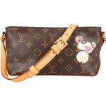 Louis Vuitton Monogram Canvas Murakami Panda Trotteur Crossbody Bag - vintageandkickz