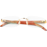 Cartier C-Decor 140B Rimless Eyeglasses