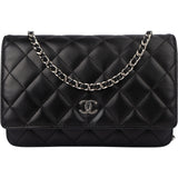 Chanel Quilted Lambskin Wallet On Chain Crossbody Bag