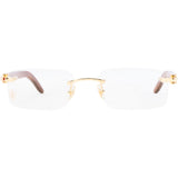 Cartier C-Decor 140B Rimless Eyeglasses