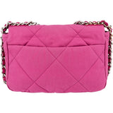 Chanel 19 Quilted Nylon Single Flap Crossbody Bag