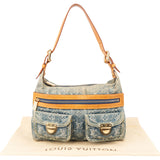 Louis Vuitton Denim Monogram Baggy PM Shoulder Bag
