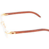 Cartier C-Decor 140B Rimless Eyeglasses