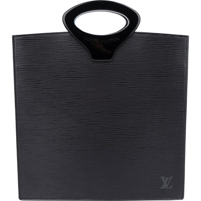 Louis Vuitton Noir Epi Leather Ombre Handbag - vintageandkickz