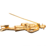 Chanel Golden Coco Mademoiselle Brooch