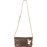 Louis Vuitton Monogram Canvas Murakami Panda Trotteur Crossbody Bag - vintageandkickz