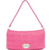 Miu Miu Quilted Leather Crystal Shoulder Bag
