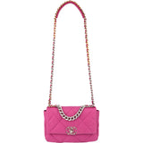 Chanel 19 Quilted Nylon Single Flap Crossbody Bag