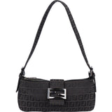 Fendi FF Monogram Baguette Shoulder Bag