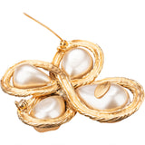 Chanel Faux Pearl Brooch