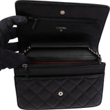 Chanel Quilted Lambskin Wallet On Chain Crossbody Bag