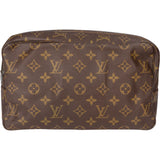 Louis Vuitton Canvas Monogram Trousse Toilette 28 Clutch