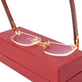 Cartier C-Decor 140B Rimless Eyeglasses