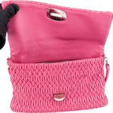 Miu Miu Quilted Leather Crystal Shoulder Bag
