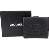 Chanel Caviar Leather CC Wallet