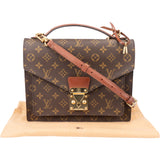 Louis Vuitton Canvas Monogram Monceau Handbag