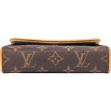 Louis Vuitton Canvas Monogram Pochette Florentine Crossbody Bag