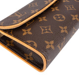 Louis Vuitton Canvas Monogram Pochette Florentine Crossbody Bag