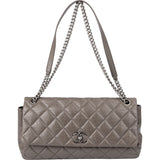 Chanel Quilted Calfskin Single Flap Crossbody Bag
