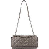 Chanel Quilted Calfskin Single Flap Crossbody Bag