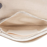 Goyard White Goyardine Monogram Plumet Flat Crossbody Bag