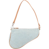 Christian Dior Denim Mini Saddle Handbag