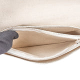 Goyard White Goyardine Monogram Plumet Flat Crossbody Bag