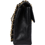 Chanel Quilted Lambskin 24K Gold Maxi Single Flap Crossbody Bag