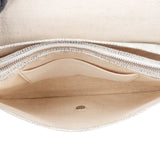 Goyard White Goyardine Monogram Plumet Flat Crossbody Bag