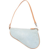 Christian Dior Denim Mini Saddle Handbag