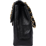 Chanel Quilted Lambskin 24K Gold Maxi Single Flap Crossbody Bag