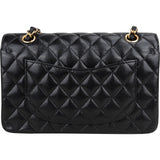 Chanel Quilted Caviar Leather Small Double Flap Crossbody Bag