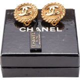 Chanel Golden CC Earclips