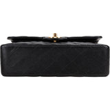 Chanel Quilted Caviar Leather Small Double Flap Crossbody Bag