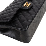 Chanel Quilted Caviar Leather Small Double Flap Crossbody Bag
