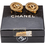 Chanel Goldem Cocomark Earclips