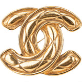 Chanel CC Matelasse Coco Brooch