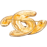 Chanel CC Matelasse Coco Brooch