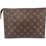 Louis Vuitton Canvas Monogram Poche Toilette 25 Clutch