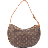 Louis Vuitton Canvas Monogram Croissant MM Shoulder Bag