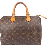Louis Vuitton Canvas Monogram Speedy 30 Handbag